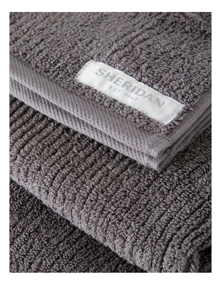 Living Textures Towel Range in Granite