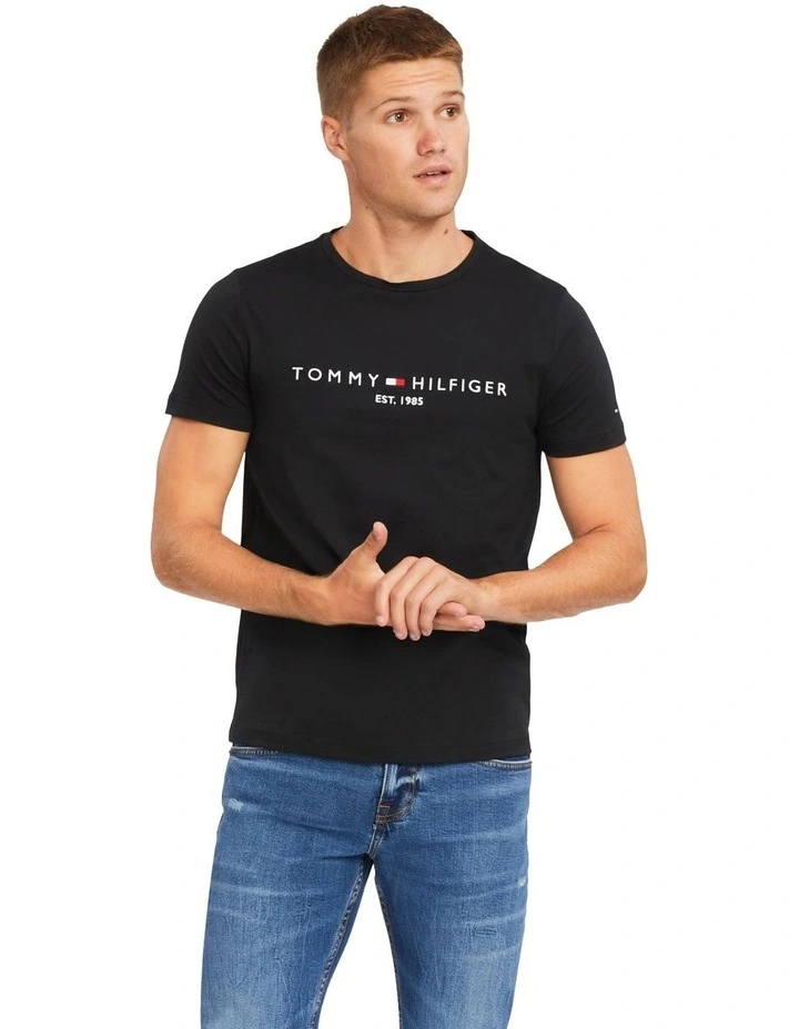 Core Logo T-Shirt in Black