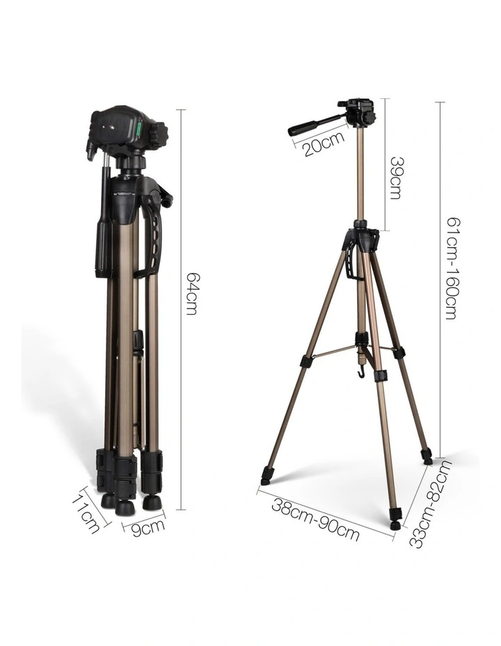 Weifeng 160cm Dual Bubble Level Camera Tripod
