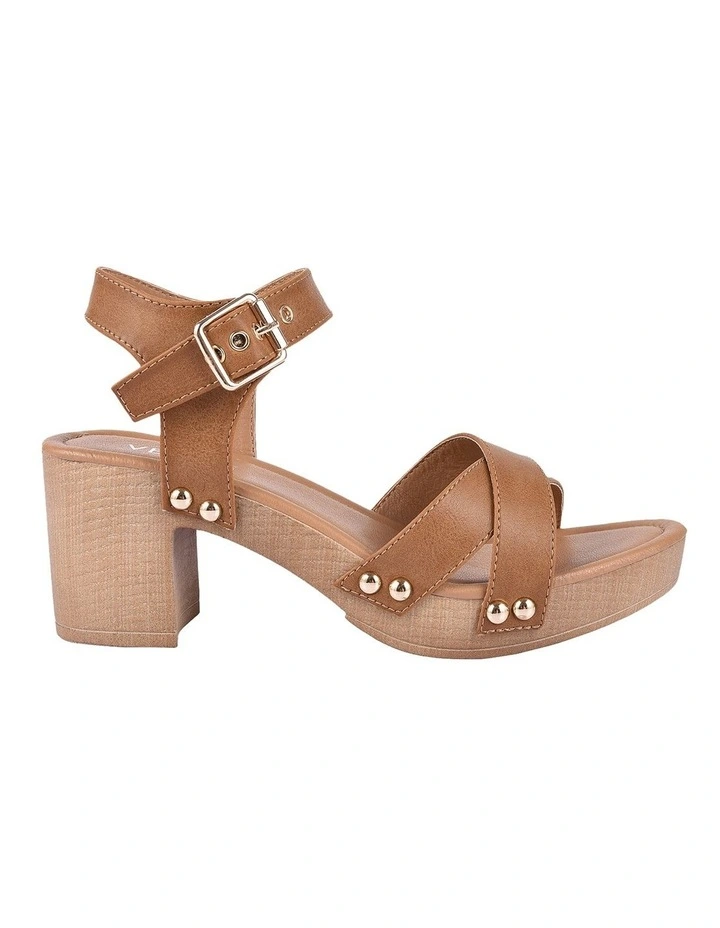 Lulu Tan Clog Sandal