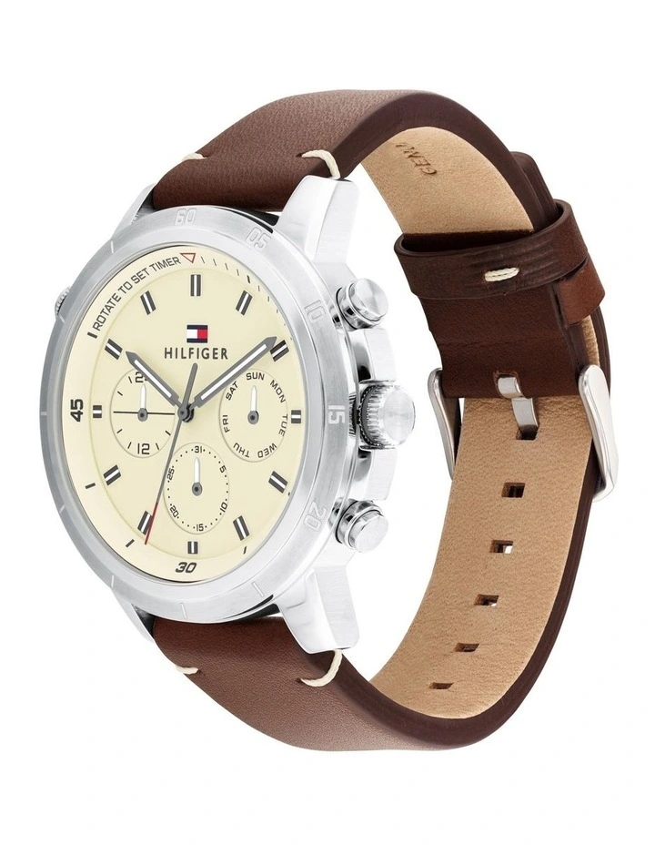 Troy Leather Watch in Brown
