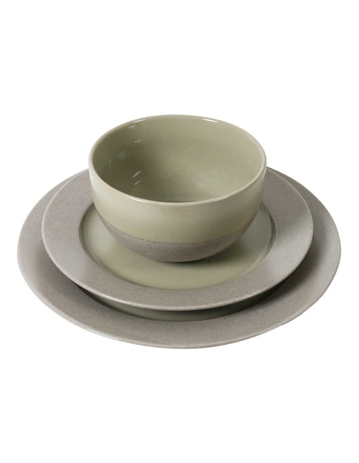 Swatch Dinner Set 12 Pieces in Olive