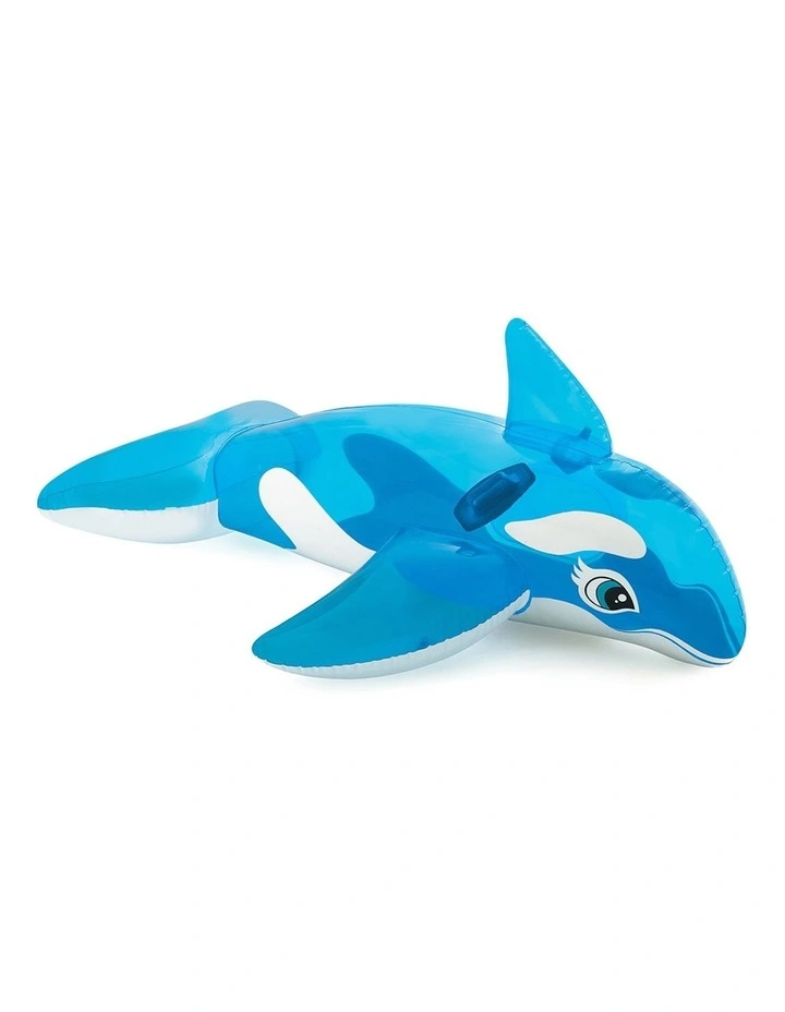 Lil Whale Kids Inflatable Ride-On 1.5M in Blue