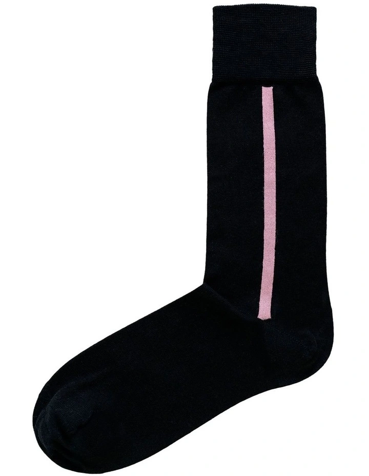 Men's Socks in Black 10 Pack