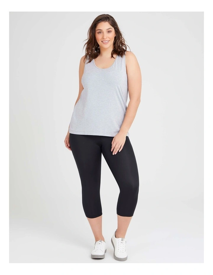 Integra Crop Legging in Black