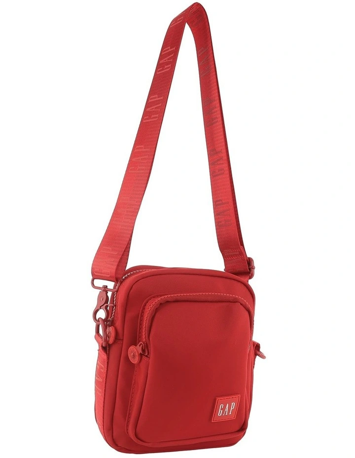 Gap Nylon Square Cross-Body Bag in Coral