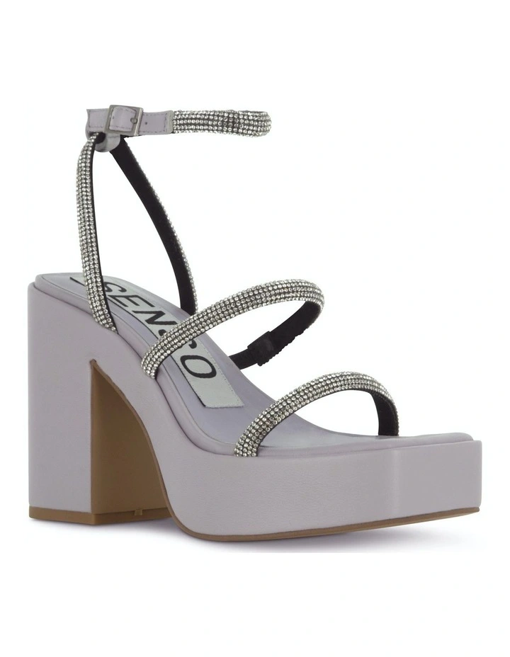 Yasmin II Heeled Sandals in Purple