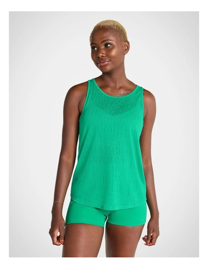 Spirit Singlet Parrot in Green