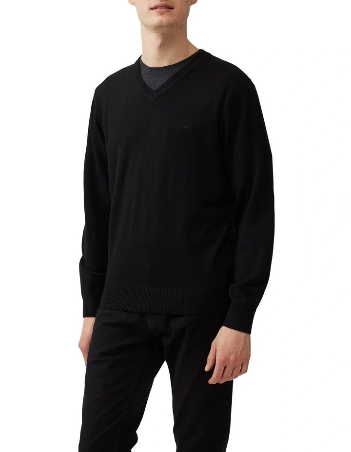 Phoenix Knit Sweater in Noir