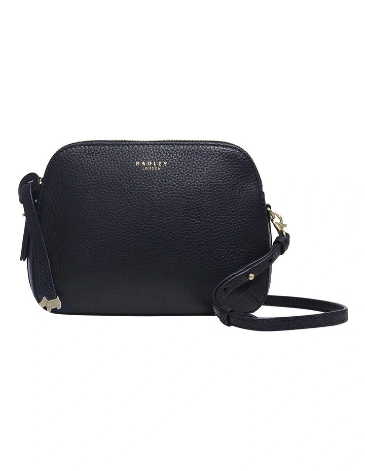 Dukes Place Medium Black Zip Top Crossbody