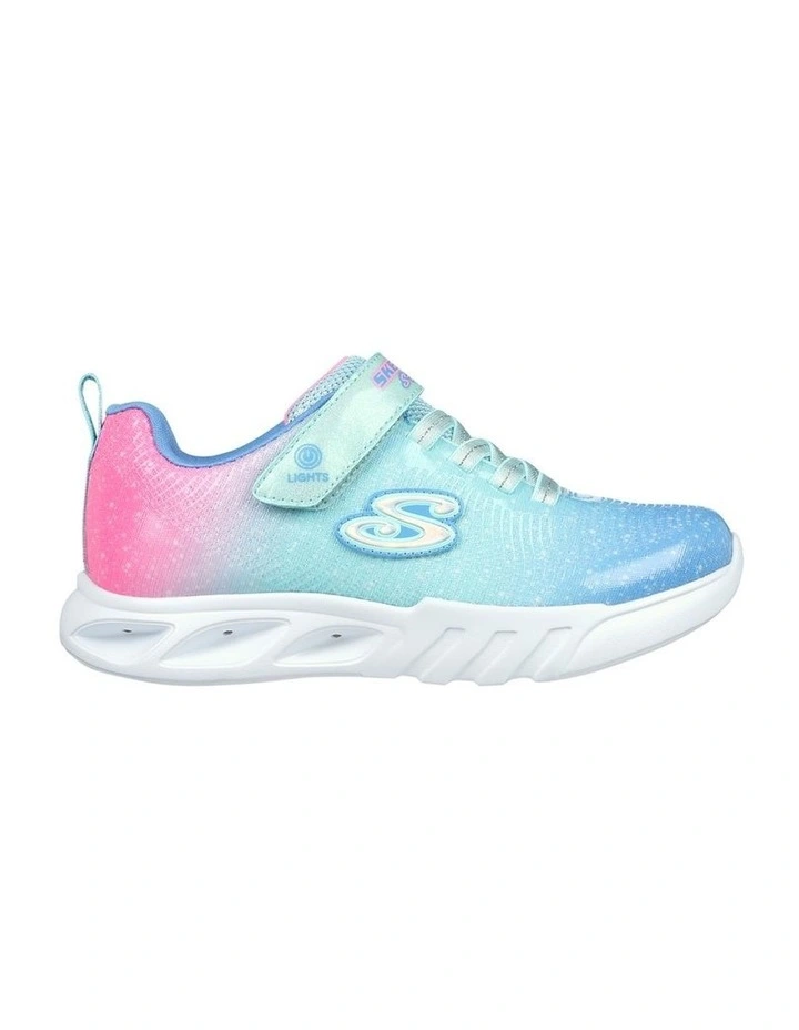 Flicker Flash Ombre Dream Youth Sneakers in Aqua