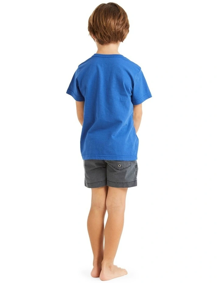 Argosy T-shirt in Monaco Blue
