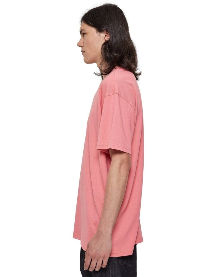 Heavy Oversized Tee in Pale Pink