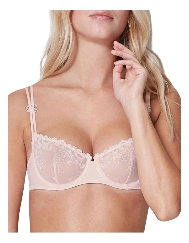Delice Half Cup Bra in Blush