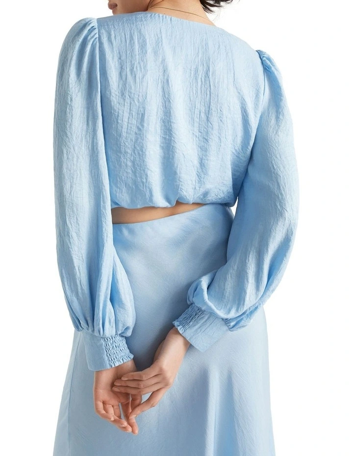 Satin Twist Top