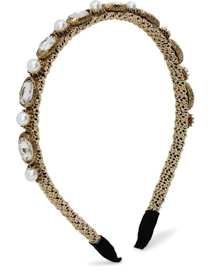 Amari Headband in Silver