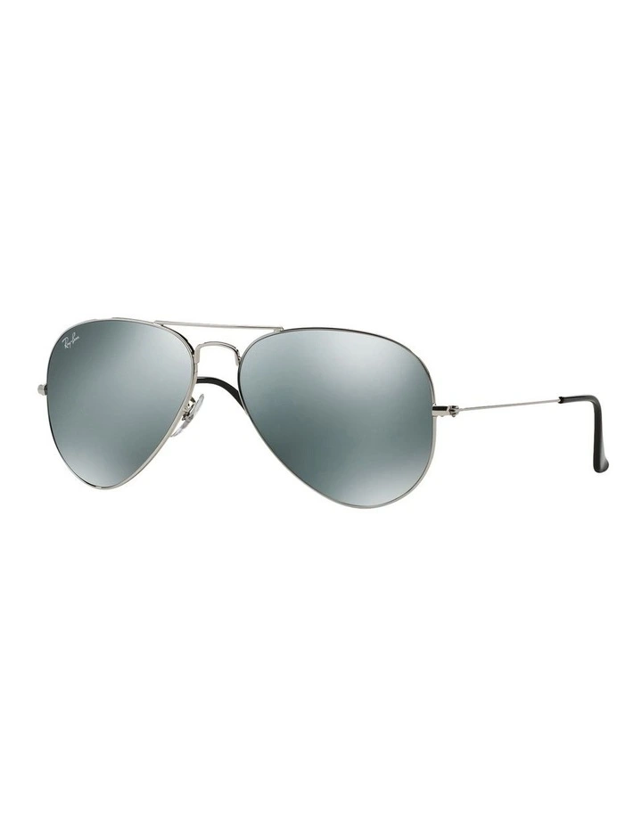 Aviator Mirror Silver RB3025 Sunglasses