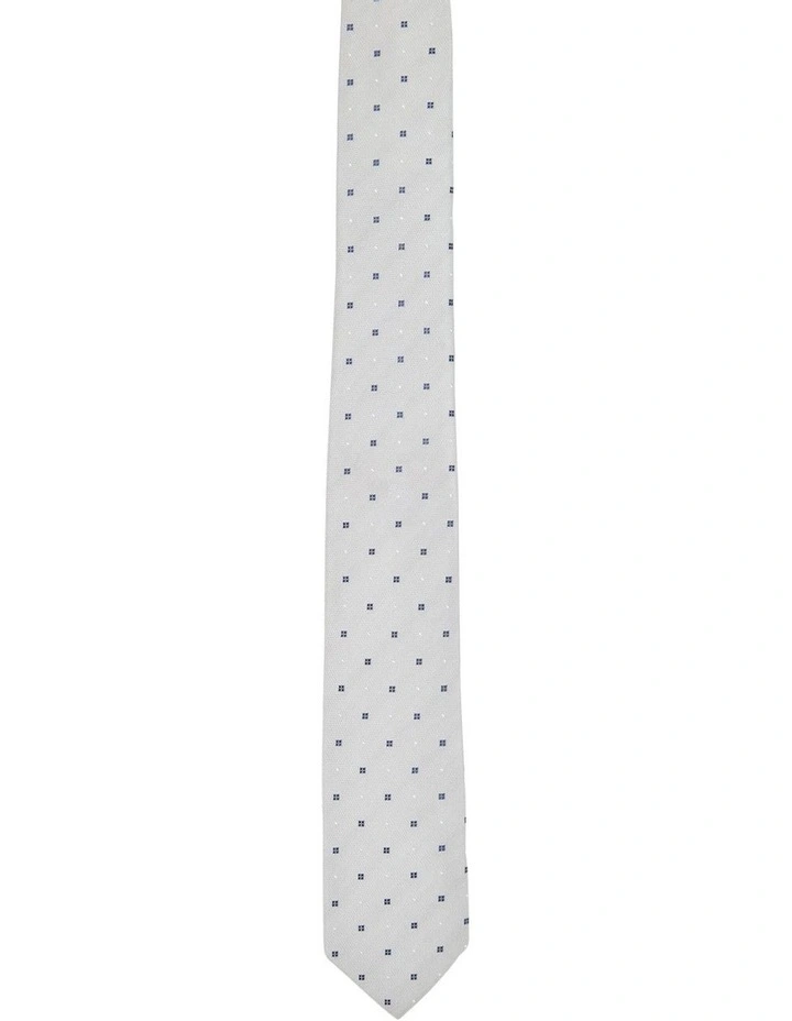 Diamond Tie in Light Grey