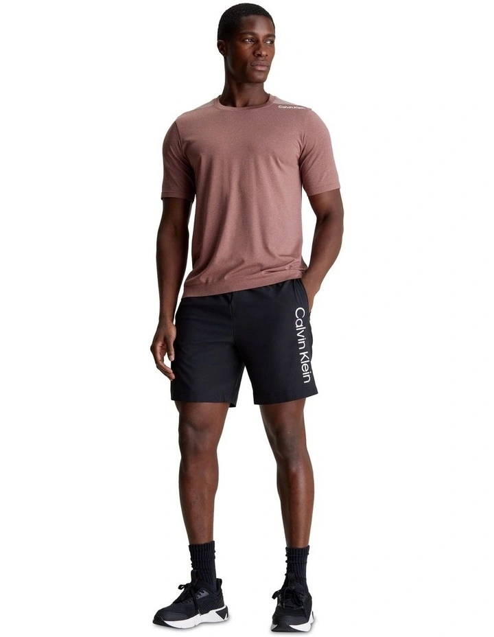 Seamless Short Sleeve Tee in Capri Rose Heather