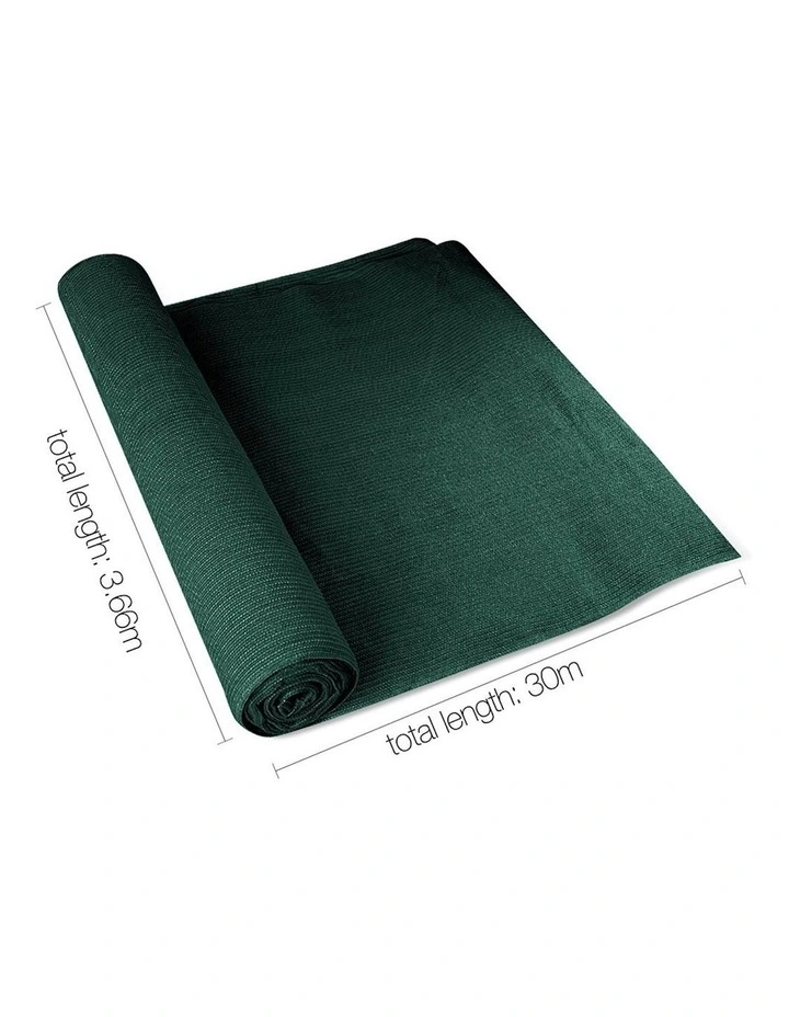 Sun Shade Cloth Sail Roll in Green