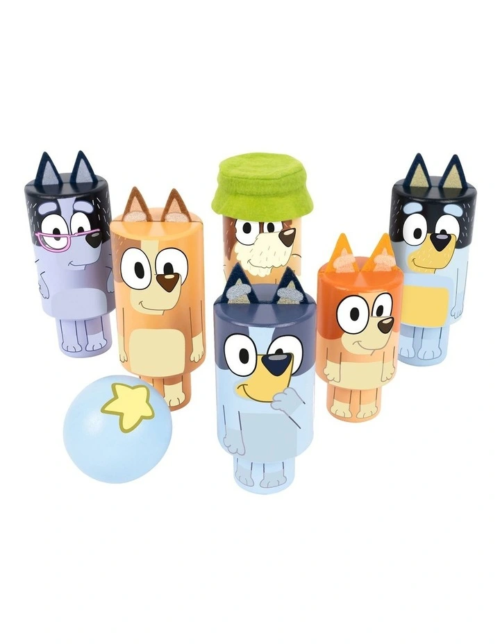 Wooden Character Skittles