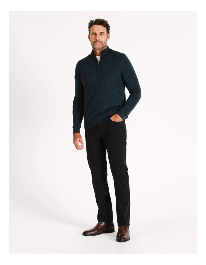 Duke Stretch 5 Pocket Pants in Black