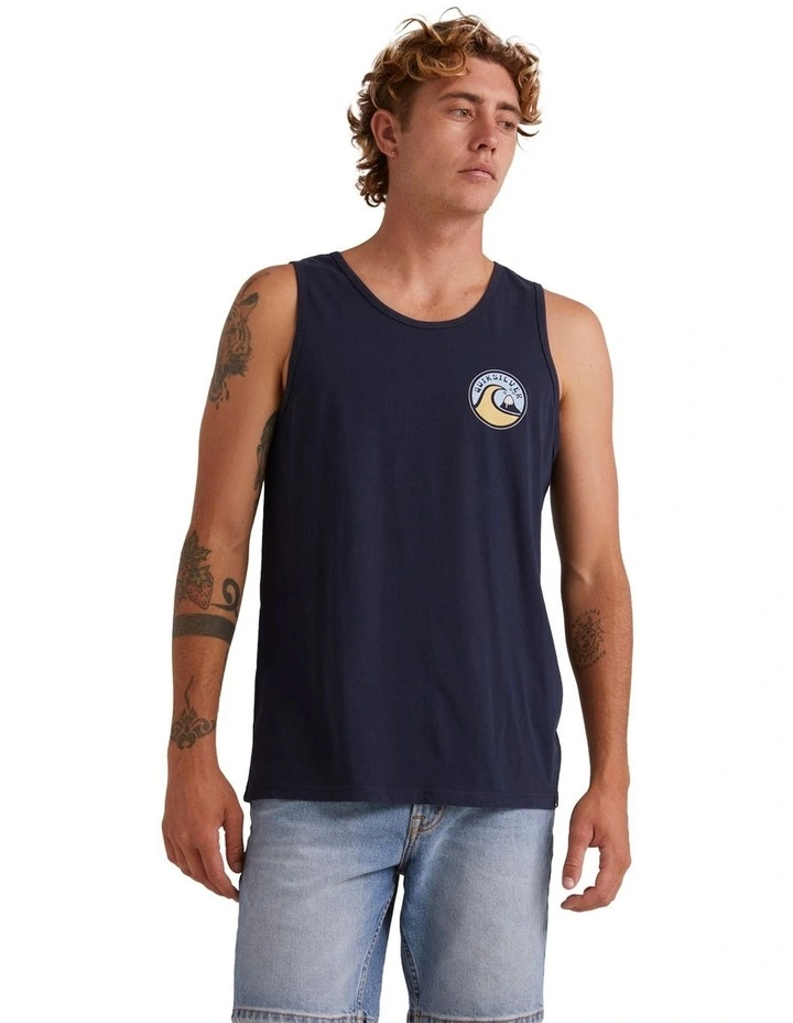 Feeling The Vibe Muscle Vest Top in Navy Blazer