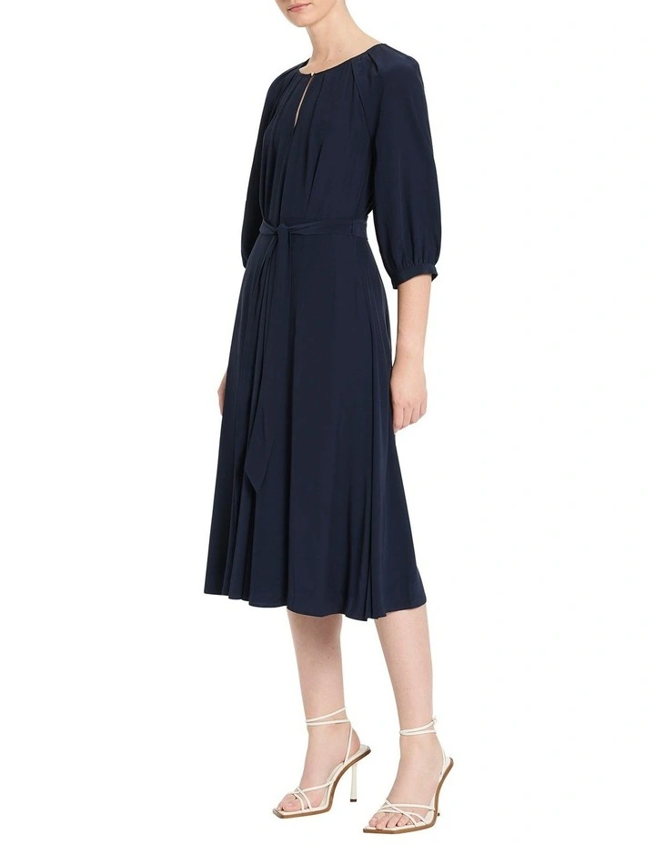 Indy Midi Dress in Navy