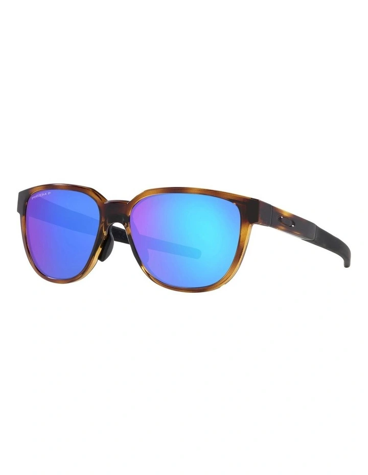 Actuator Low Bridge Fit Polarised Sunglasses in Tortoise