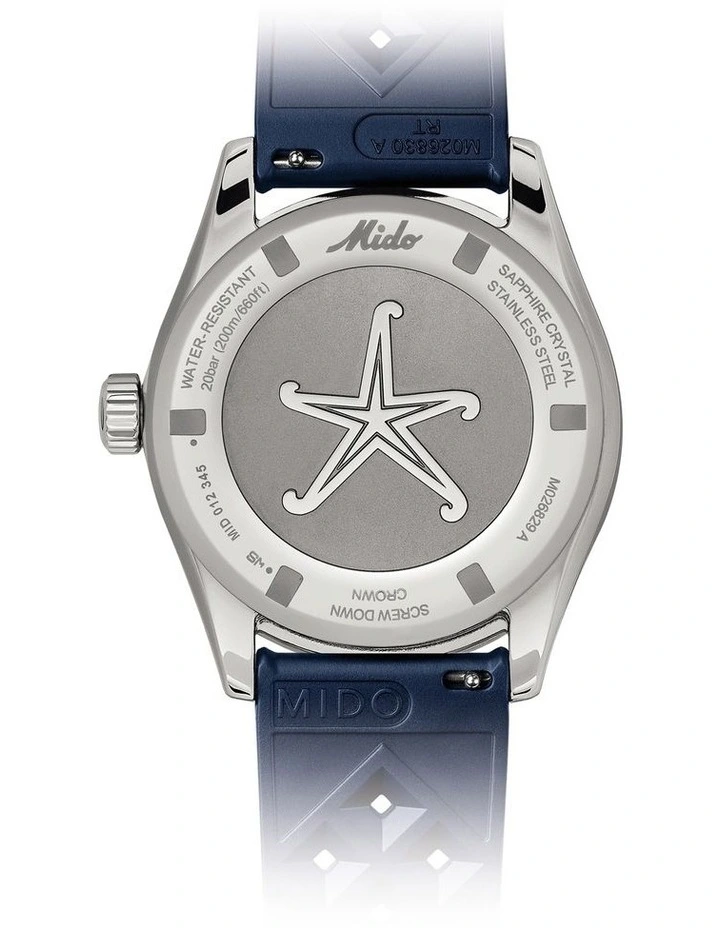 Ocean Star Decompression Worldtimer Swiss Automatic Watch in Blue