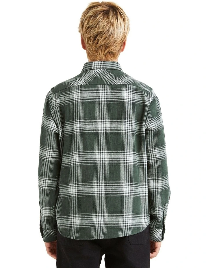Coastline Flannel Shirt in Dusty Forest