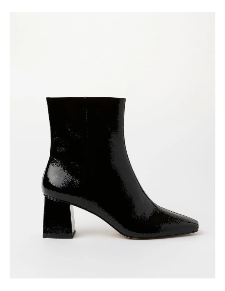 Margot Boot in Black Patent