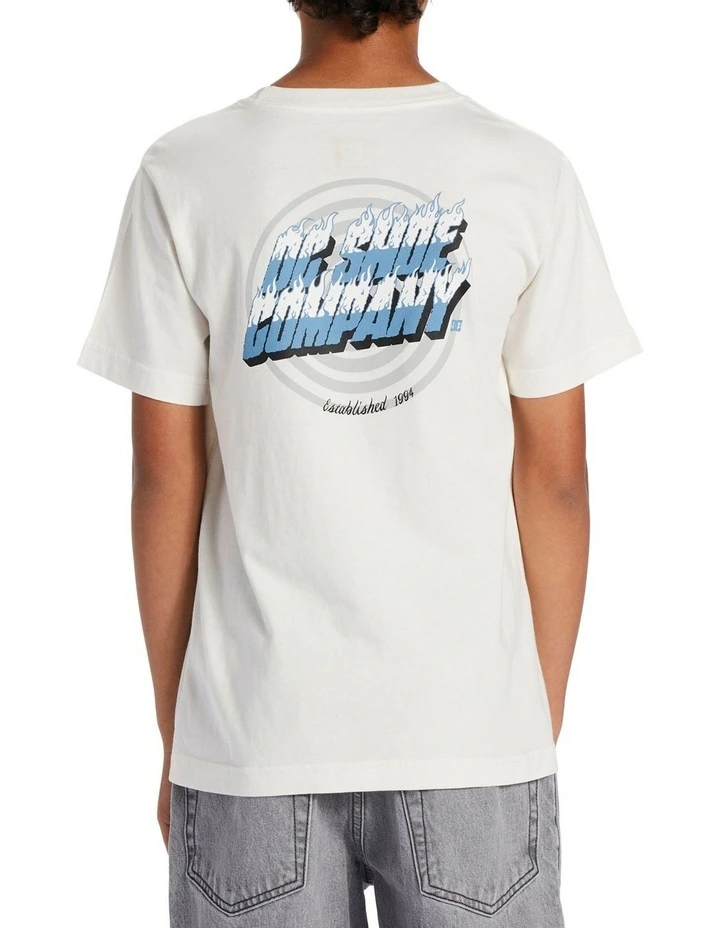 Burner Short Sleeve Tee in Lily White