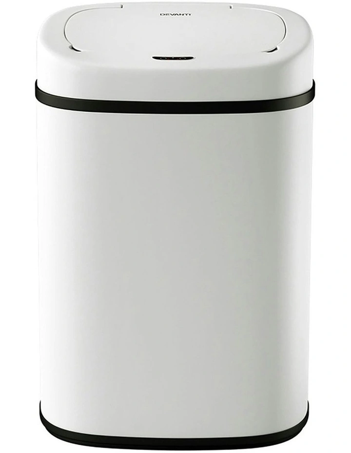 Motion Sensor Automatic Rubbish Bin in White