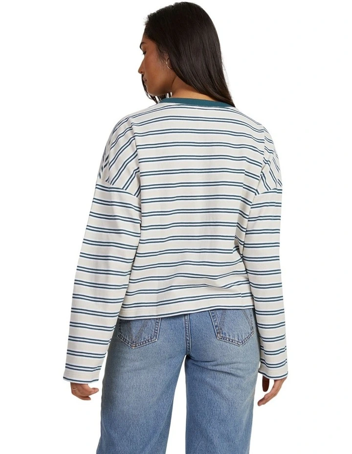 Ivy Stripes T-Shirt in Blue