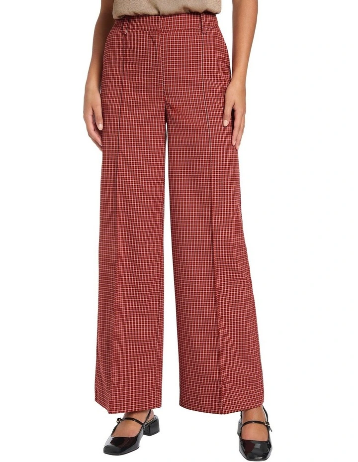 Brooklyn Wide Leg Pant in Pink