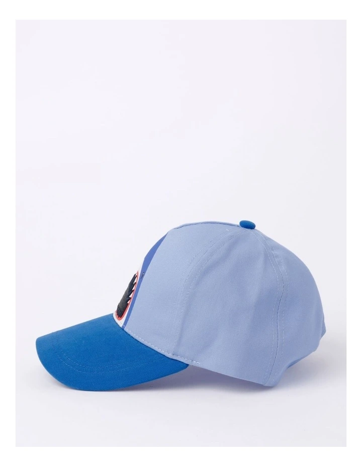 Shark Icon Cap in Light Blue