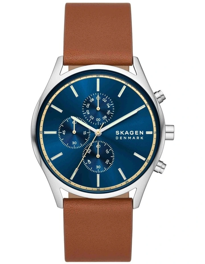 Holst Chronograph Watch in Brown