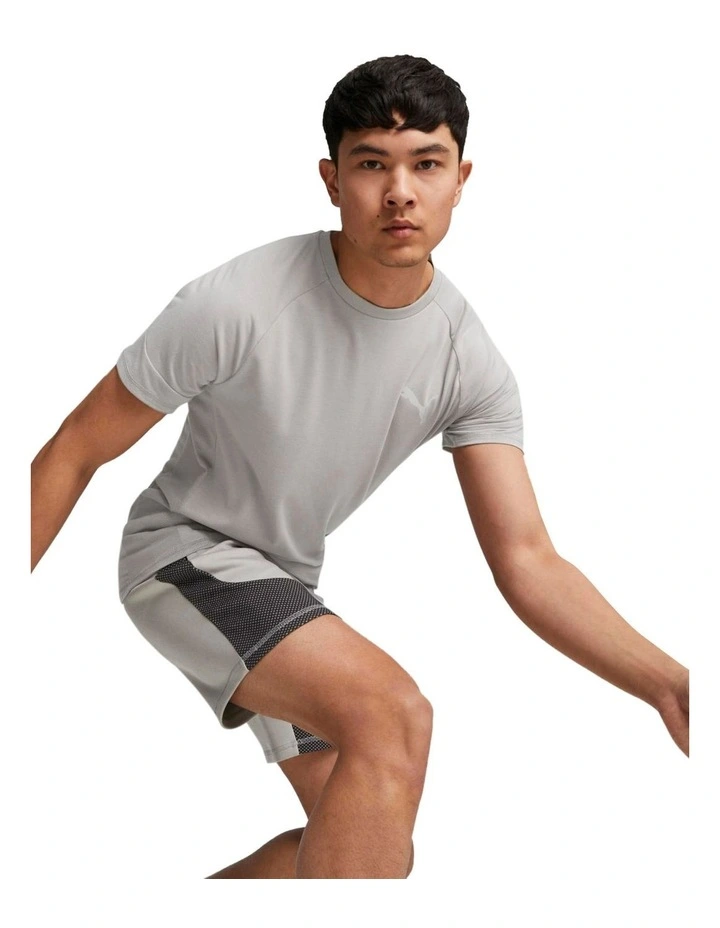 Evostripe Tee in Concrete Gray
