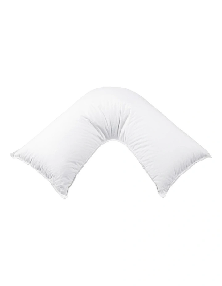 Down Alternative Microfibre V Shape Pillow 78x78cm in White