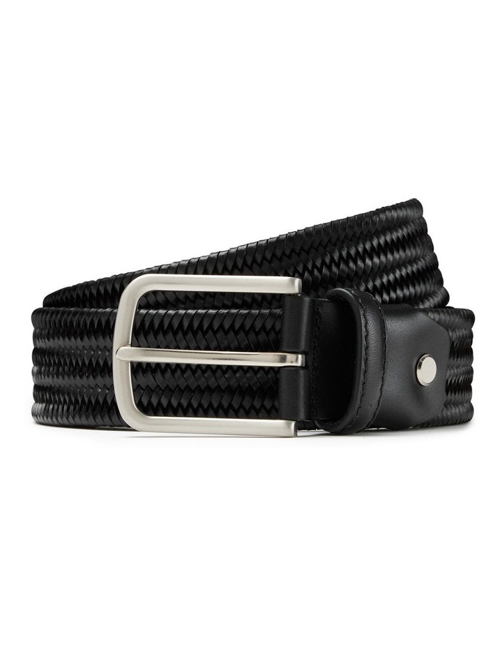 Devon Leather Belt in Black