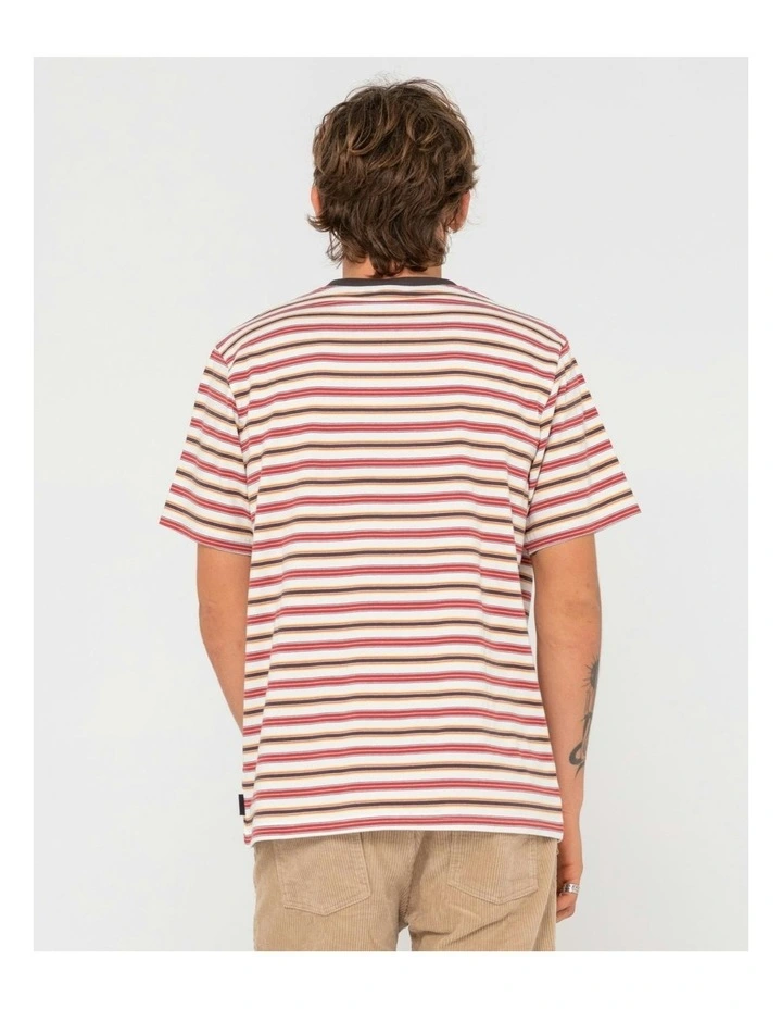 Noble Short Sleeve Tee in Red
