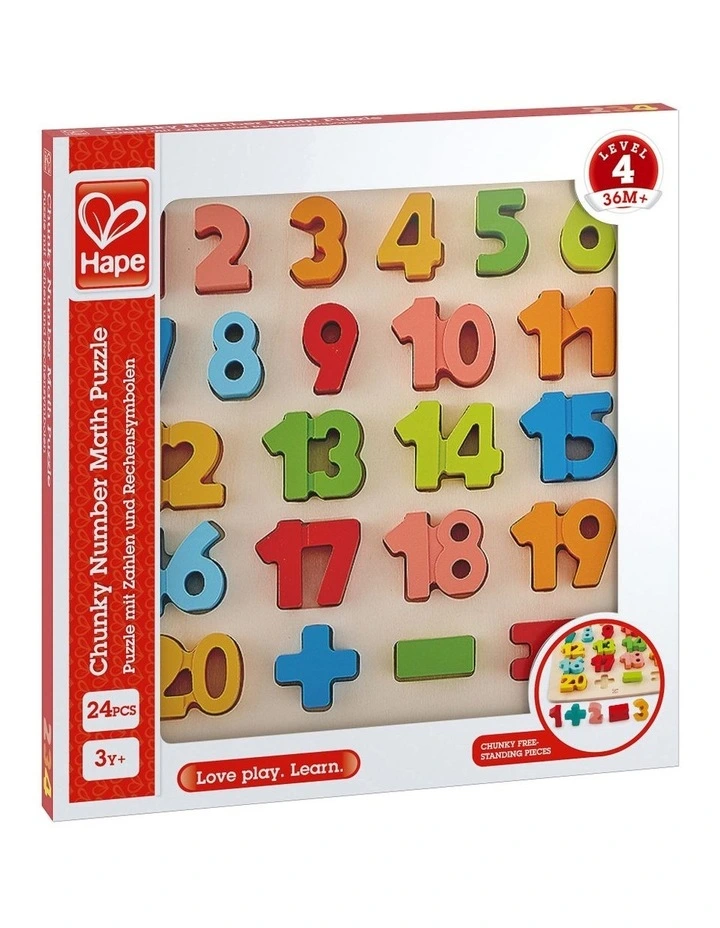 Chunky Number Math Puzzle