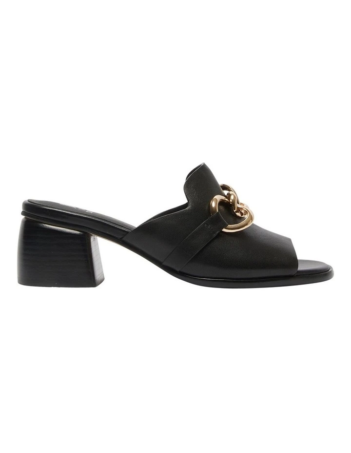 Helen Sandals in Black Leather