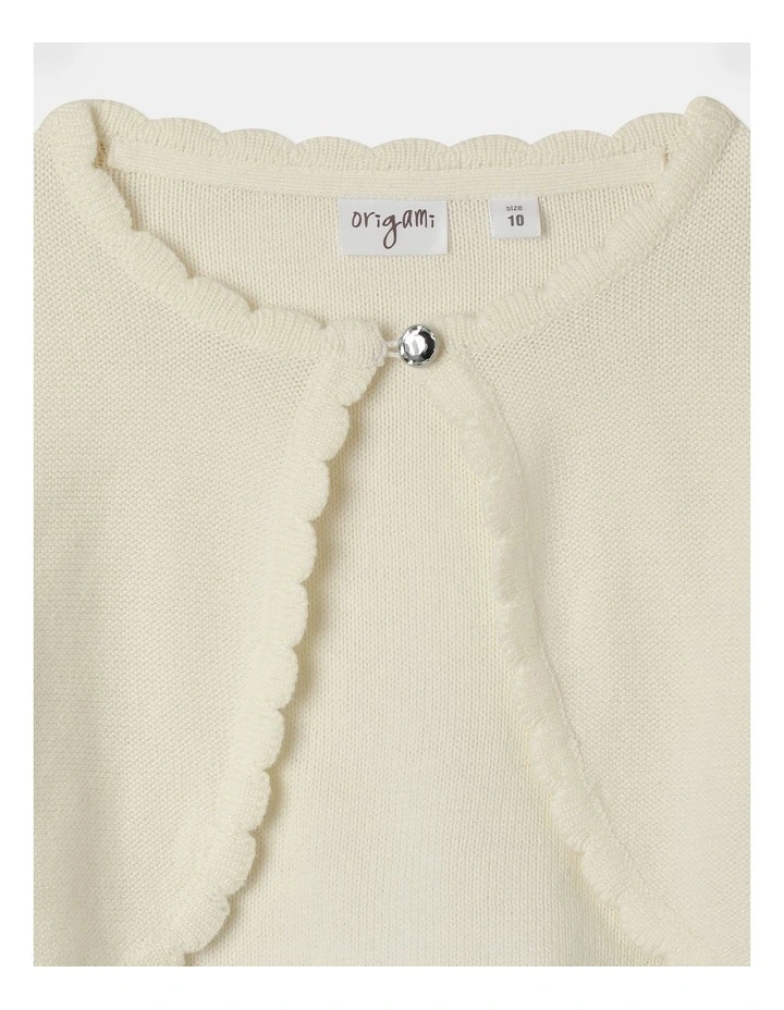 Sophia Colero Cardigan in White