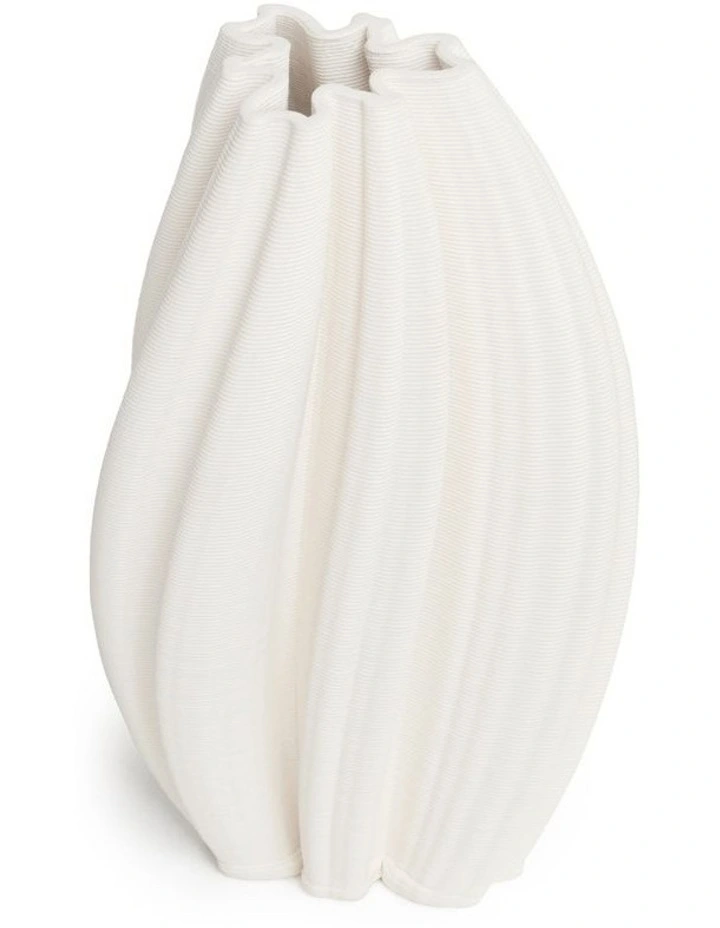 Mila Vase 17cm in White