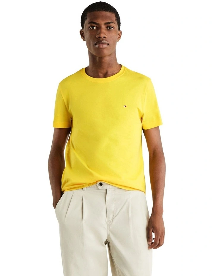 Essential Cotton Tee in Yellow