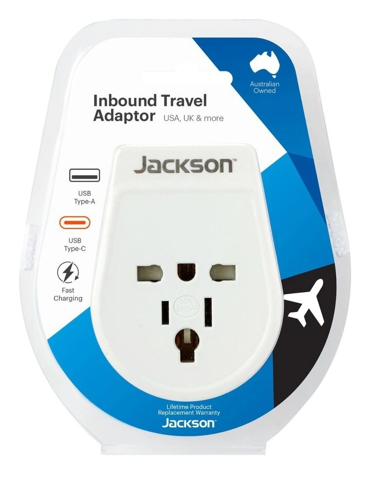 PTA878USBMC USB-A and USB-C Adaptor in White