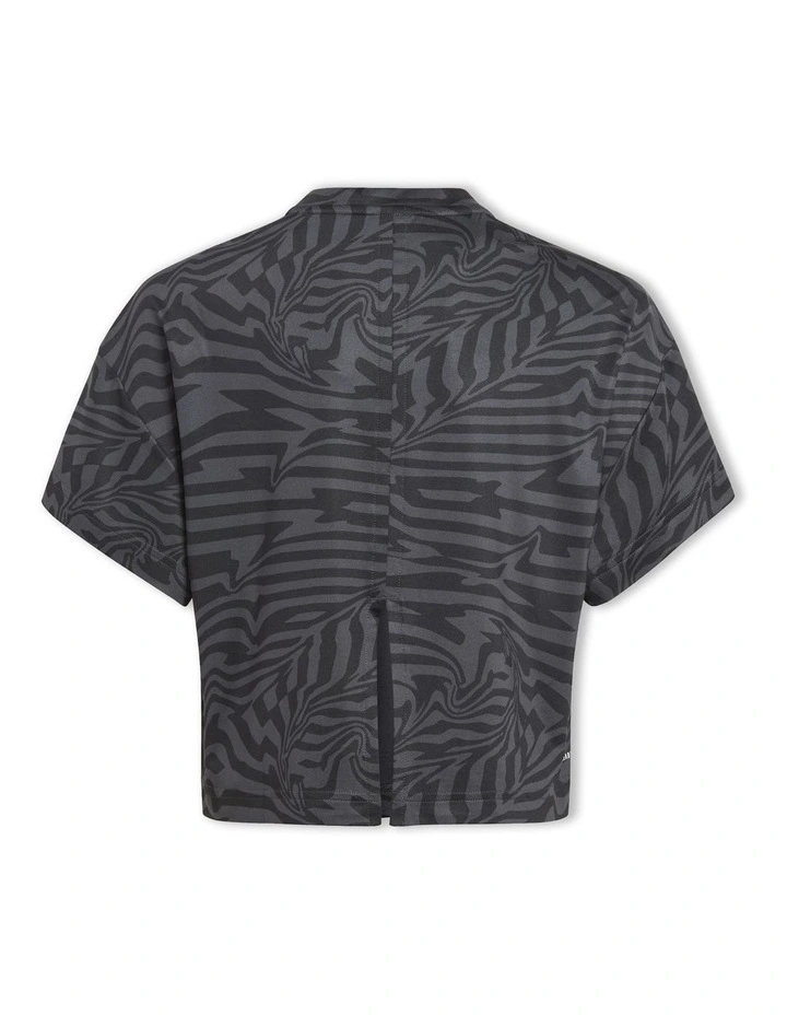 Aeroready Print T-shirt in Carbon/Black/White