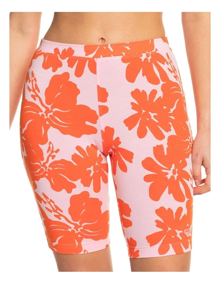Surf Kind Kate Bike Shorts in Red Multi